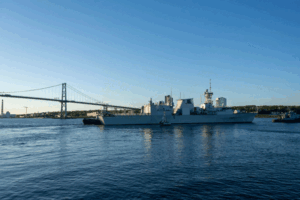 HMCS St John’s Showing the Flag in New York and Norfolk
