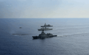 HMCS Regina in Exercises KAEDEX & PACIFIC VANGUARD